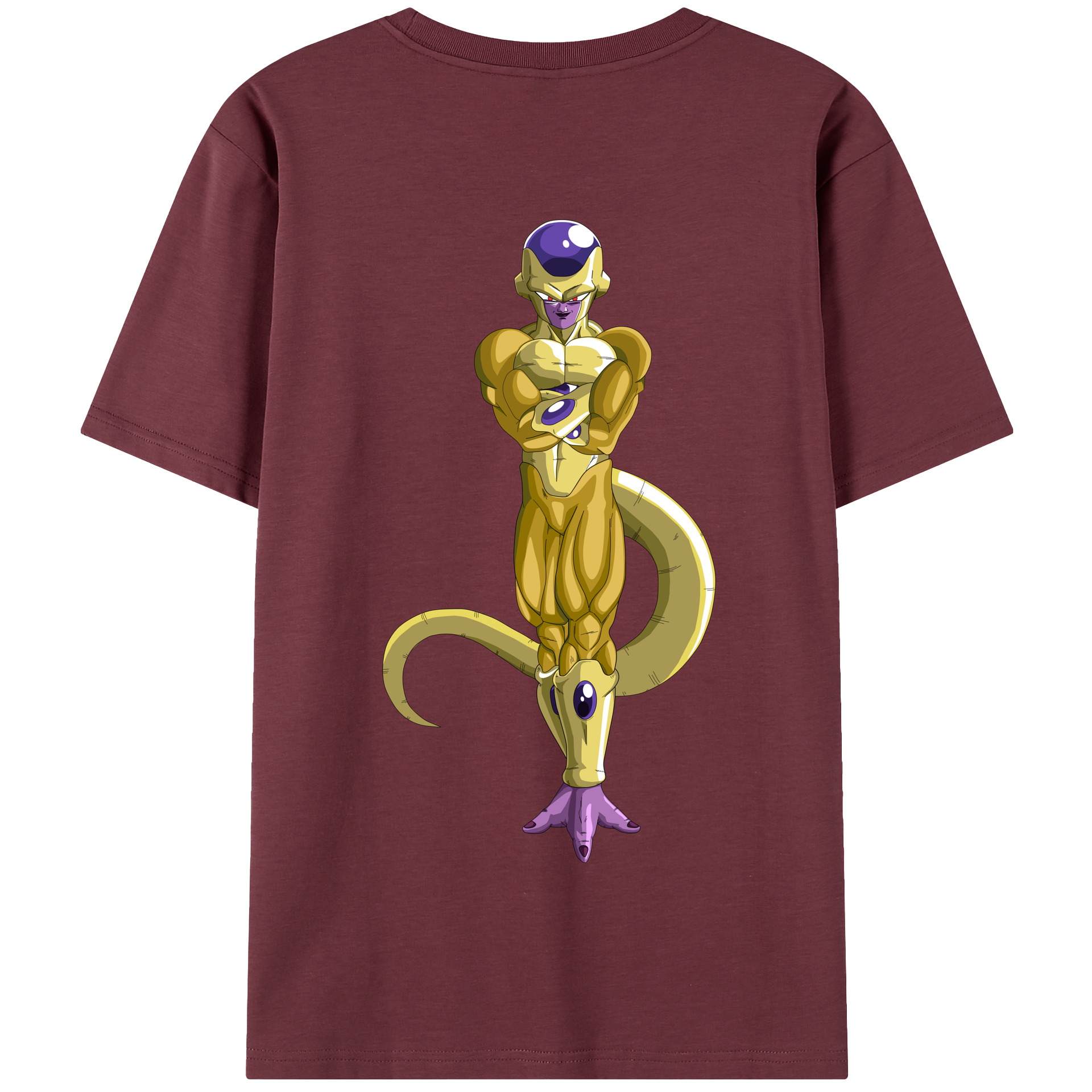 （画像用） ドラゴンボール フリーザ DRAGON BALL Frieza 綿100％半袖Tシャツ（背面プリント）